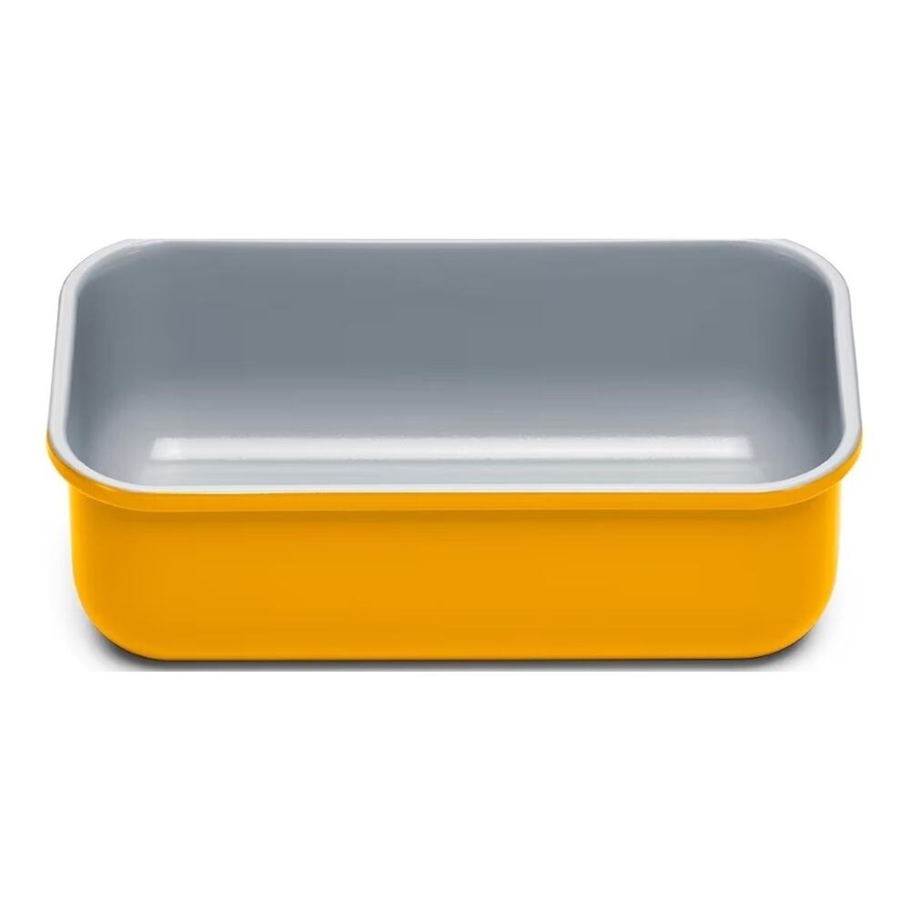 Caraway 9x5 1lb Loaf Pan Non Stick PTFE & PFOA Free, Nontoxic, Marigold/Yellow - Picture 2 of 5